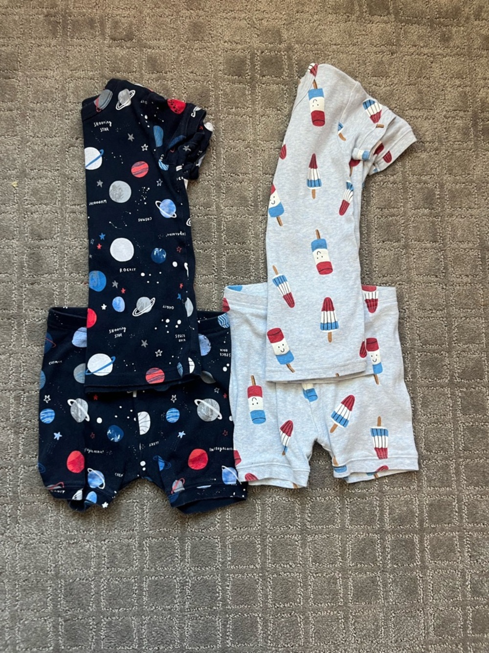 BabyGAP set of boys short pajamas